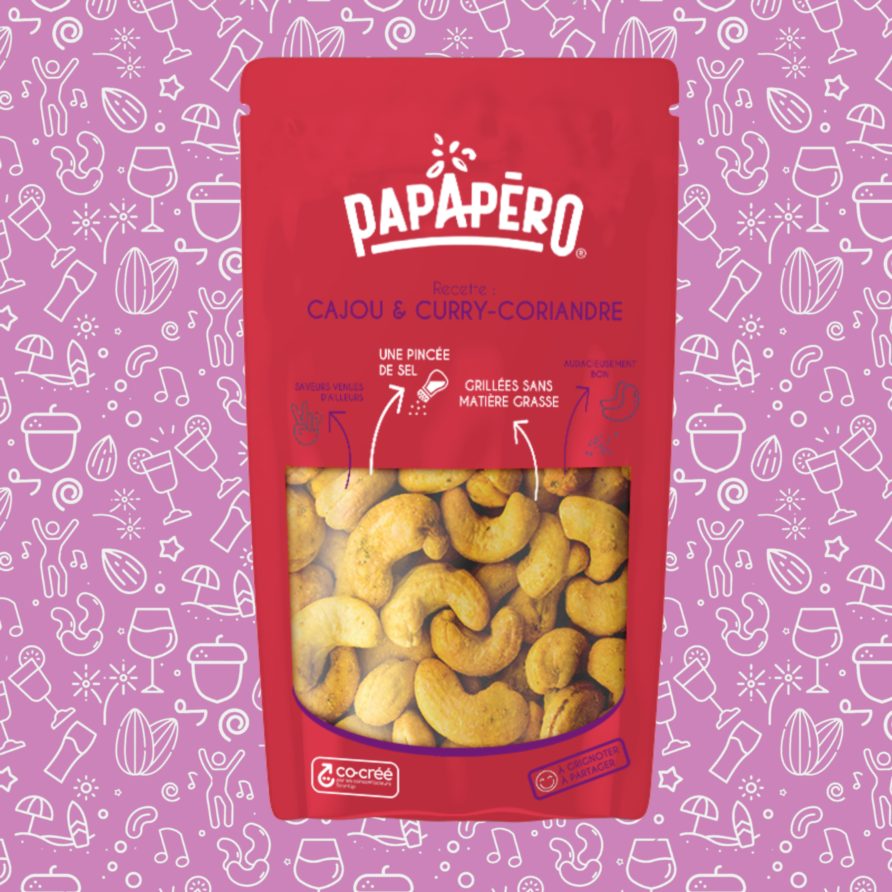 Noix de cajou & curry-coriandre